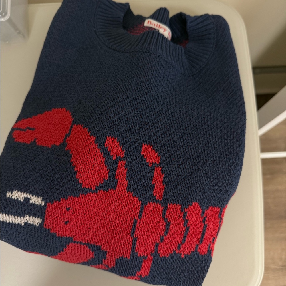 Bailey Rose Navy Lobster Sweater S - Picture 5 of 5